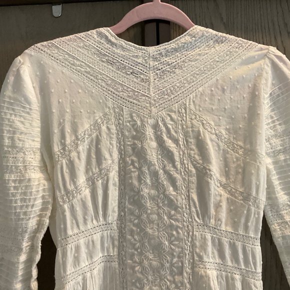 🔥LOVE SHACK FANCY ANTIQUE WHITE LAWN DRESS🔥 - Picture 14 of 14